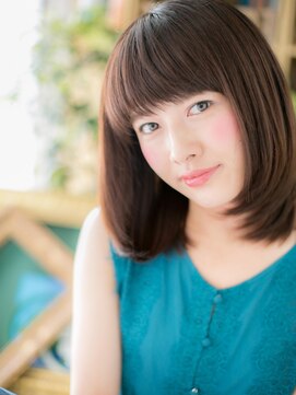 カバーヘア ブリス 上尾西口店(COVER HAIR bliss) ■アンニュイヘア小顔切りっぱなしロブ13-24★上尾20代30代40代