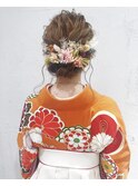成人式・卒業式ヘア＊　ゆるふわまとめ