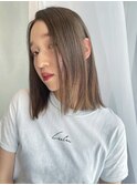 イルミナカラー×切りっぱなしミディアム 【本多身和子】