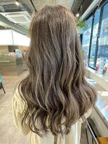 ゼスト クレス(ZEST Cres)&nbsp;【cres奈佳子】オリーブベージュ×ロングヘア