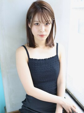 バース(BIRTH) 天神【BIRTH】外ハネミディアムボブ×耳掛けヘアー 14