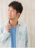 質感が魅力！ヘーゼルベージュバーバーカットM