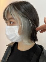 サクラ オモテサンドウ(SAKURA)&nbsp;インナーカラー　イヤリングカラー　フェイスフレーミング