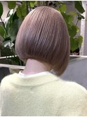 ミルクティーベージュダブルカラーケアブリーチハイライト