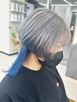 アリープパロット(ALEAP parrot)&nbsp;セクションカラー/ウルフ/クラゲヘア【ALEAP parrot/多賀】