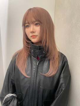 ゼスト パーク(ZEST PARK) ミルクティーカラー/艶髪/ハイトーン/ボブカット/レイヤーカット