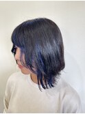 フェイスフレミング+インナーカラー