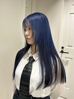 ゼスト 八王子店(ZEST)&nbsp;透け感アッシュブルー【古沢みはる】