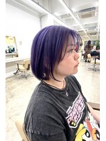 ニュート(Neut )&nbsp;ブリーチ２回/バイオレットブルーカラー/濃いめ