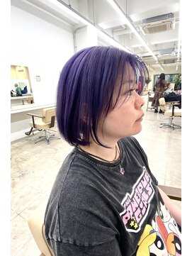 ニュート(Neut ) ブリーチ２回/バイオレットブルーカラー/濃いめ