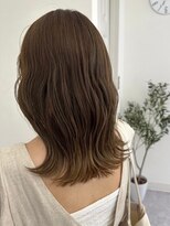 フレイムス ヘアアンドリラックス 東川口店(Frames hair&relax)&nbsp;外ハネ×ベージュ