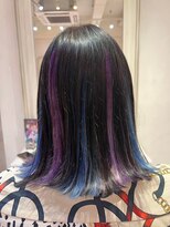 ナンバー ユアイロ 川崎(N° uairo)&nbsp;丸型卵形韓国顔まわりエアリーロング美髪ピンクブラウン川崎