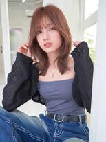 アンジェリカ JR奈良駅前店(ANGELICA) ANGELICA 外はねミディアム ヘーゼルベージュ