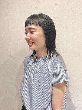 サロンドオクシー(Salon de OXY) ショートバングミディボブ