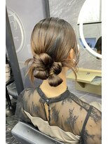 ヘアセット×変形カチモリヘア