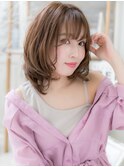 シースルーバングレイヤーカットロングウルフc6越谷20代30代40代