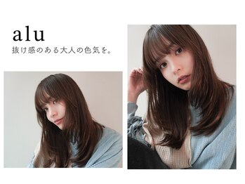 alu 心斎橋 【アル】ボブ/パーマ/レイヤーカット/ブリーチなしダブルカラー