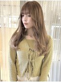 オリーブカラー ブリーチ無しカラー イルミナダブルカラー