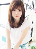 大人レイヤーロングボブ