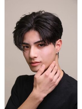 キング 楠葉店(K!ng) 波巻きツイストスパイラルパーマ/フェザーパーマ/眉毛/メンズ