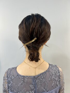 ラパニエ 博多(La panier) シニヨンスタイル