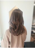セミロングレイヤー