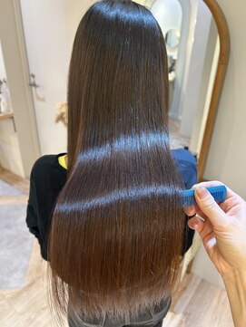 アンド ラ ブランシュ(&.La Blanche) チェリーブラウン/ホワイトグレージュ/美髪/髪質改善