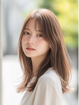 エル 横浜 ウエスト(eL 横浜 west)&nbsp;くびれヘア  美髪  ハイライトカラー　アプリコットオレンジ