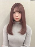 【暖音】ほんのりピンクブラウンで可愛い暖色カラー