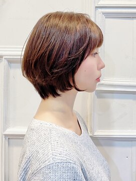 リコント(Re:cont) アイロン・ブラシ未使用!ハンドドライのみで完成した大人ボブ◎