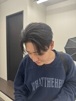 ステージ(STAGE)&nbsp;縮毛矯正　センターパート　前下がり　本厚木