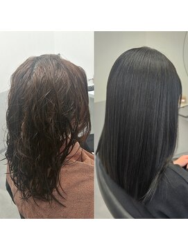 トッカ 茨木(tocca) 【tocca茨木　篠原】ピンピンにならない柔らかく自然な縮毛矯正