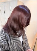 ◯【ブリーチなし】ピンクブラウン