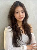 オリーブグレージュ ハッシュカット レイヤーカット 吉祥寺