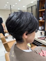 ピークアブー アヴェダ 池袋東武(PEEK-A-BOO AVEDA)&nbsp;絶壁解消 骨格を美しく魅せる丸みショートボブ 30代40代50代