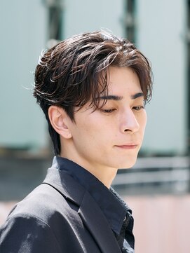テクト バイアッシュ 吉祥寺店(Tect by Ash) フェザーパーマルーズパーマセンターパート毛流れパーマ吉祥寺
