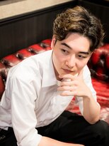 ブロートーキョー 神田2nd(Bro Tokyo) ナチュラルセンターパートスタイル