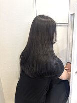 ローレンジウ(LOREN JU) 着物ヘア/ダークアッシュ/ミディアムレイヤーカット/名古屋名駅