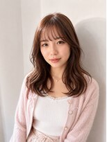 フラム(fulam) ふんわりミディアムヘア×チョコレートブラウン