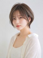 ネオリーブソラ 相模大野店(Neolive sola) 相模大野/ナチュラルショート/ミルクブラウン/ハイライト/30代