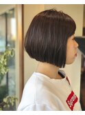 切りっぱなしボブ
