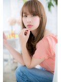 透け感バング**愛されワンカールa