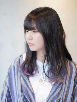 ダヴィン 中目黒(DaVin) 【DaVin 中目黒】裾カラー　ブルージュ×ラベンダー