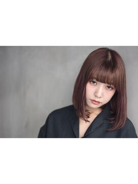 シャンティー(shanti) モード漂うぱっつん前髪★ピンクショコラ★【shanti石川】