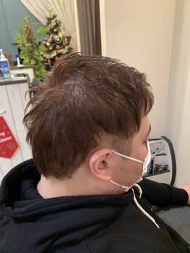 モアナ(MOANA) ツーブロック×チョコブラウン