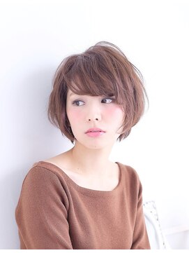 ヘアーズベリー 淡路店(hairs BERRY) BERRY＿大人かわいい＿フリンジウェーブ＿ココアブラウン＿前髪