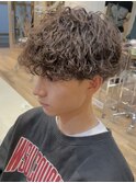 メンズマッシュメンズヘア波巻きスパイラルパーマ波巻きパーマ