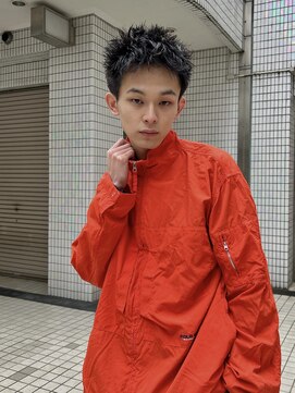 ヒュージ 三軒茶屋(huge) アップバング/束感ショート/ツーブロックマッシュ/コンマヘア