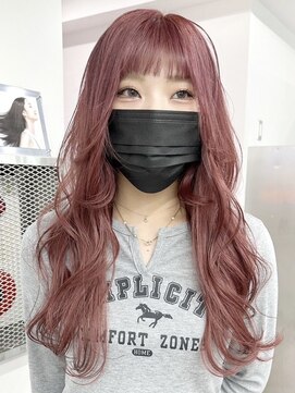 ウィコ 新宿(WICO) シールエクステガーネットピンク[新宿駅/モード/ダブルカラー]