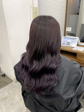 アジールヘア 北千住駅西口店(agir hair) グラデーション ペールラベンダーカラー 韓国ヘア
